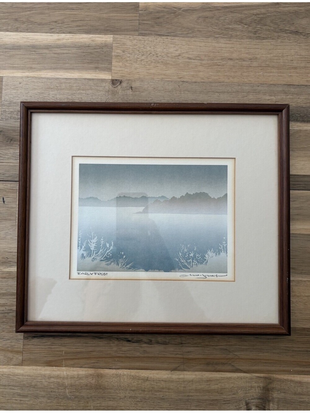 Early Frost By Peter And Traudl Markgraf Frame Wall Art Print Signed